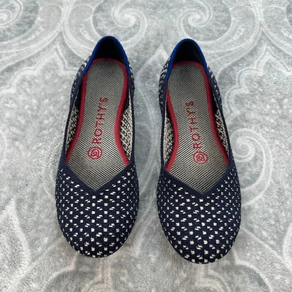 Rothy’s Maritime Honeycomb Flat 6